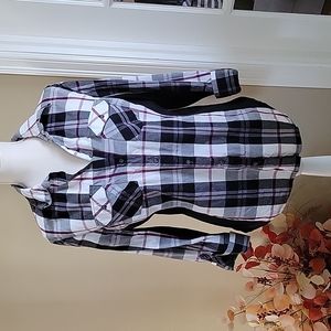 COPY - Zac & Rachel Plaid Print Button up Top